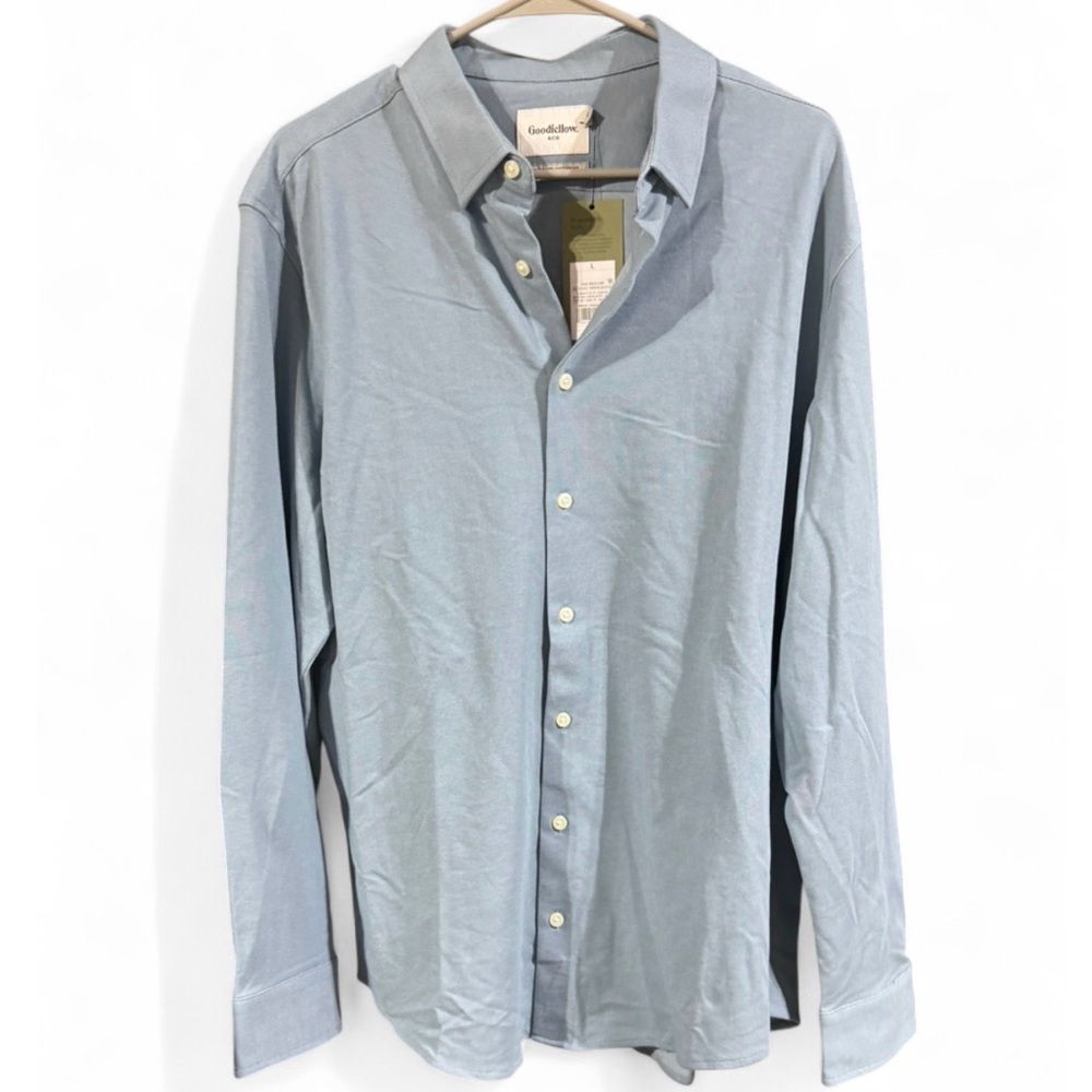 Goodfellow River Blue Button-Down Shirt
